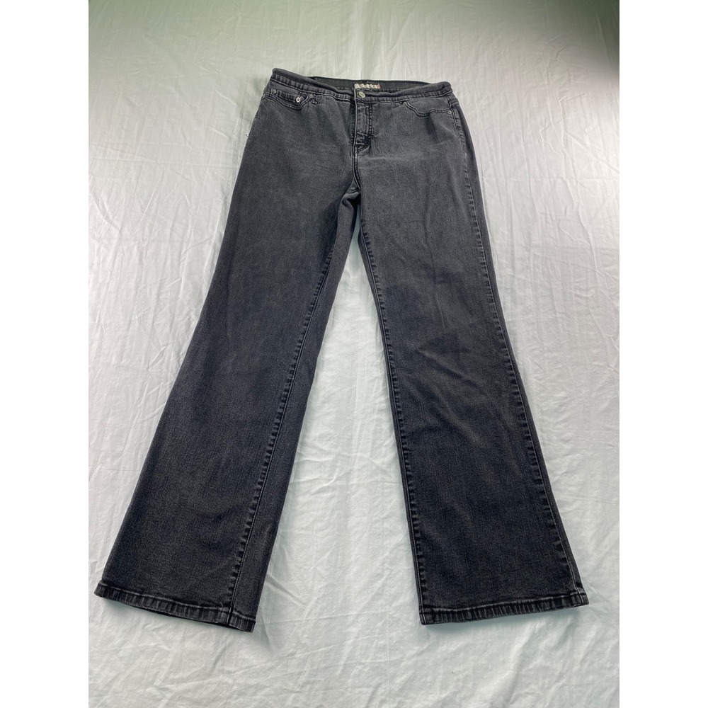 Levis‎ 512 Perfectly Slimming Bootcut Jeans Faded Black Denim Womens 14 Medium